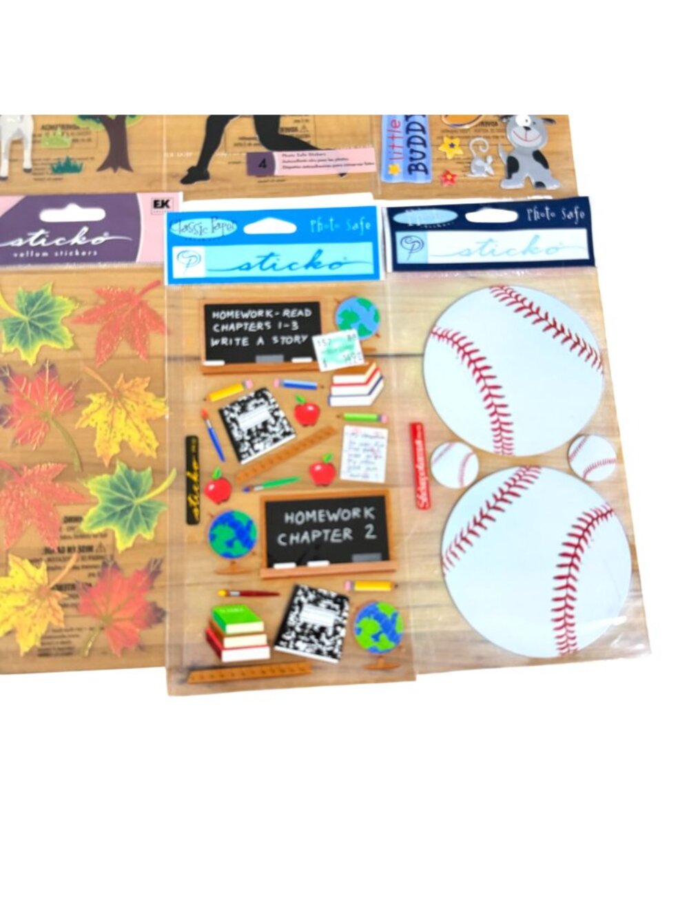 EK Sticko Sticker Lot Animals Sports Travel Education Horses Dog Fall Graduation - Picture 2 of 8